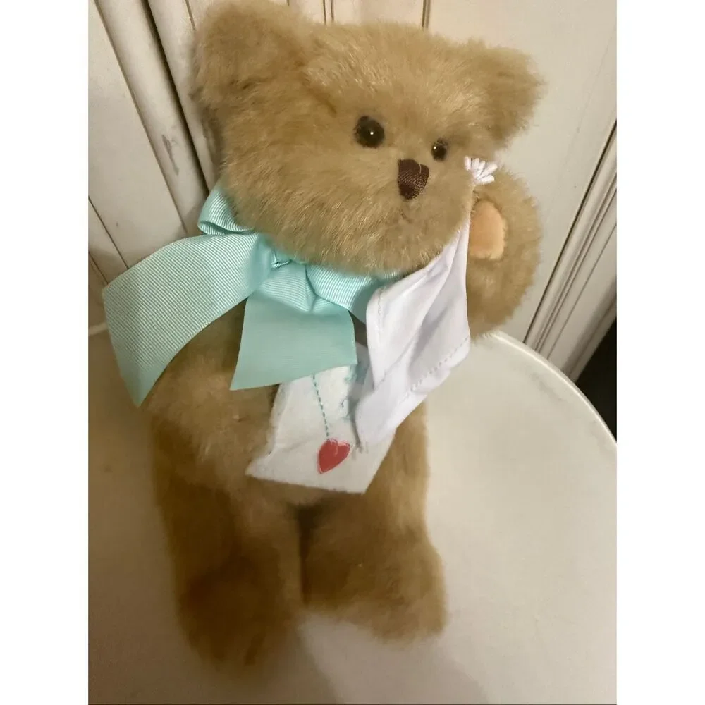 The Bearington Collection Beary Blue Without You Teddy Bear Miss Heart Love